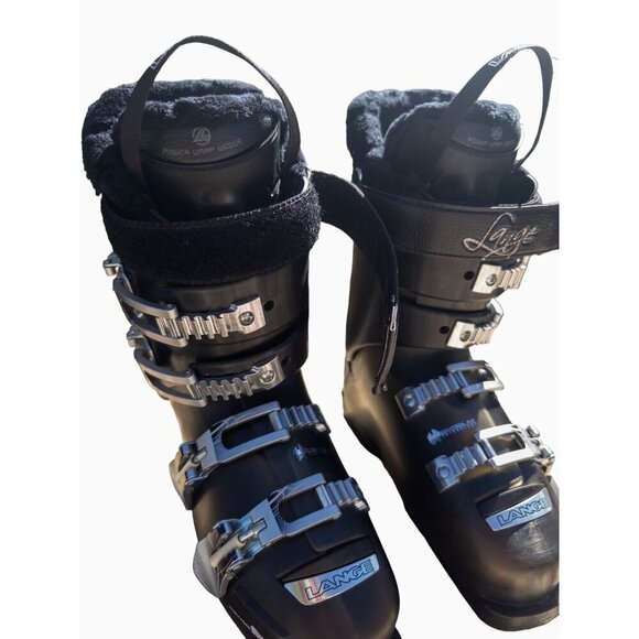 Lange Exclusive RX 80 LV Ski Boots Womens Narrow 24.5 US Size: 8 Black Like New - Picture 9 of 16